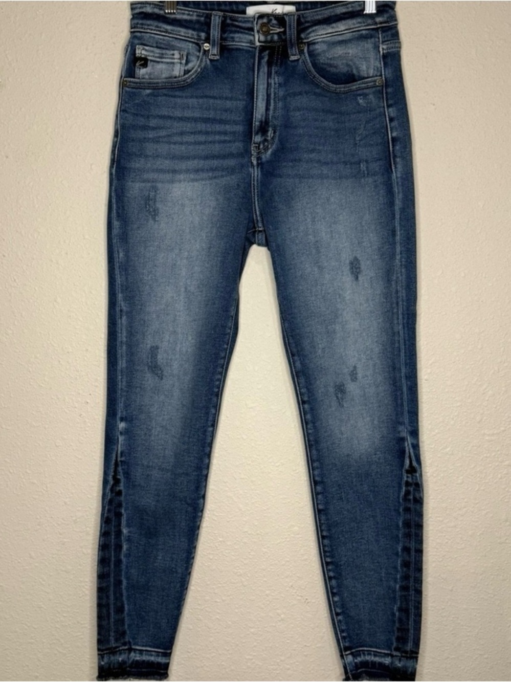 Kardashian Kollection Women’s Skinny Jeans in Dark Blue